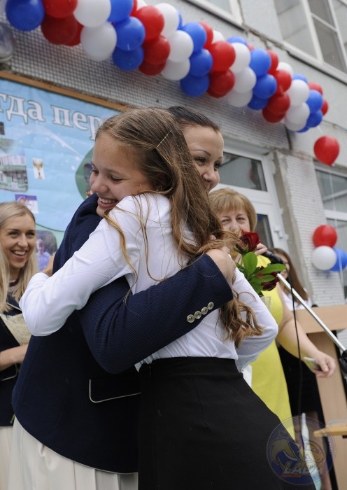 Настя Созонова и олимпийская чемпионка Татьяна Ерохина
